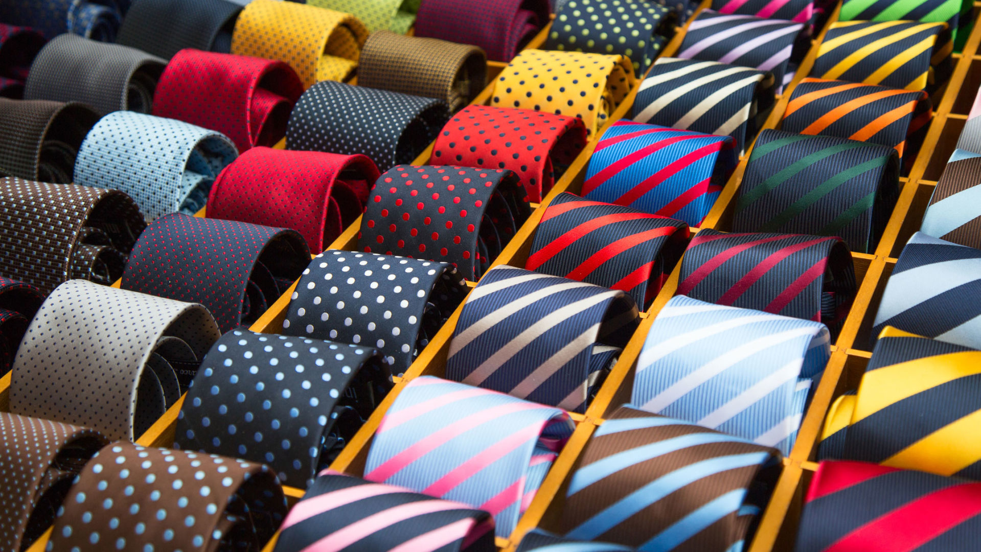 Ties of all colors